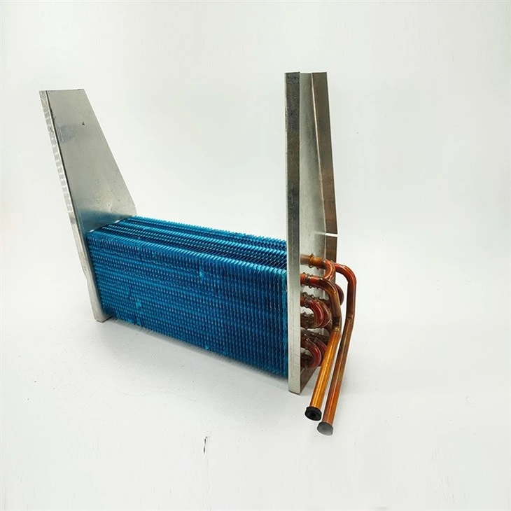 Air Cooled Blue Fin Type Copper Condenser