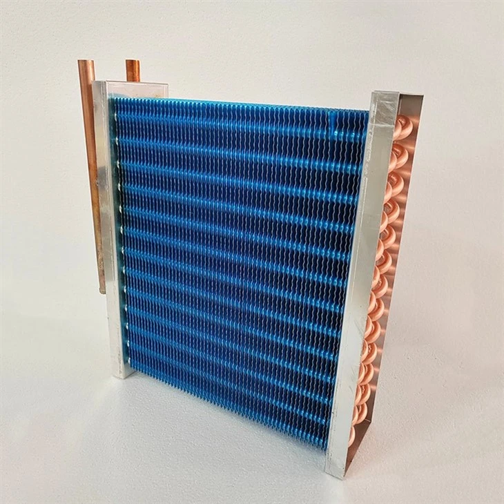 Blast Freezer Copper Tube Aluminum Fin Condenser