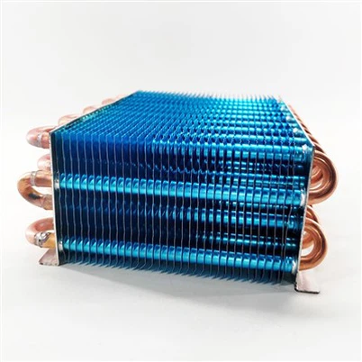 Copper Fin Tube Coil Comhdhlúthadán Aerfhuaraithe Comhdhlúthadán